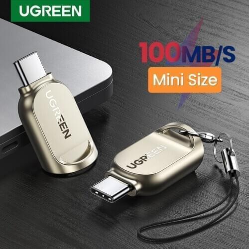 UGREEN USB C Card Reader TF Micro SD Type C 3.1 OTG Memory Card Reader Adapter for Samsung Huawei MacBook Micro SD Card Reader