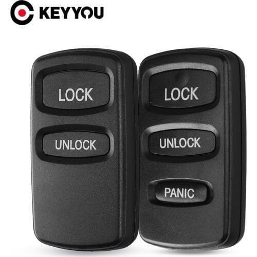 KEYYOU 2/3 Button Keyless Entry Remote Key Fob For Mitsubishi Lancer Galant Outlander Pajero V73 Montero Sport