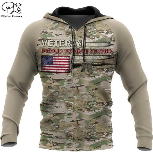 PLstar Cosmos Marine Military Army Veteran Camo Suit Cosplay Soldier 3DPrint Men/Women Tracksuit Streetwear Pullover Hoodies D16