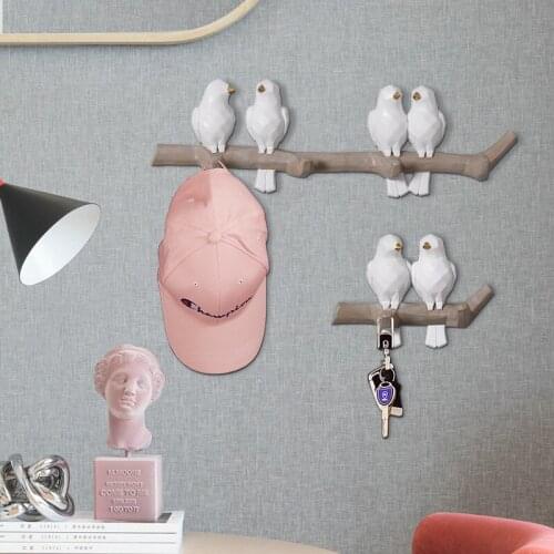 Creative Wall Decoration Bird Hook European-Style Home Personalized Animal Pattern Wall Hanging Key Hook Coat Hook