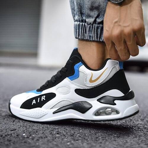 Men Casual Shoes High Quality Trend New Breathable Shoes Classic Outdoor Air cushion Men Fashion Sneakers Non-slip Lace-up Shoes