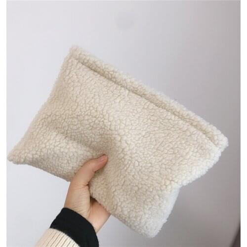 Small Wool bag bolsas cluthes monedero mujer porte feuille femme borsetta donna zipperbag cosmetics phone bag women clutch purse