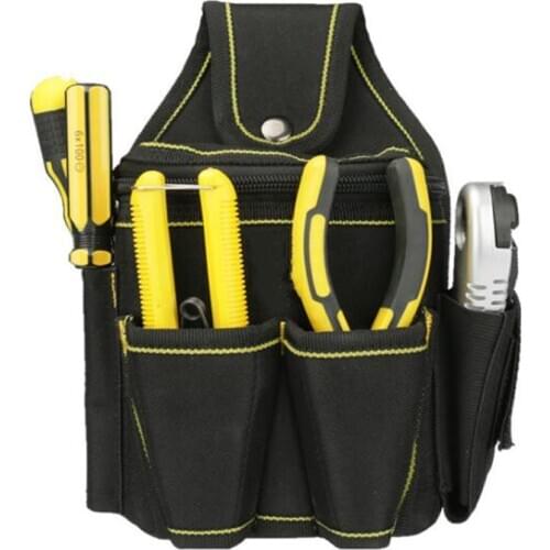 Multifunctional Tool Bag Screwdriver Tool Bag Waist Tool Kit Oxford Cloth Wear Kit Electrician Waist Bag Tool Storage Bag