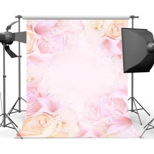 Mehofoto Baby Shower Photo Flower Booth Backdrop for Pictures Newborn Photo Background for Photography S-3006