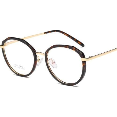 Fashion Retro Glasses Frame for Women Optical womens eyeglasses frames Vintage Myopia Prescription glasses Transparent eyewear