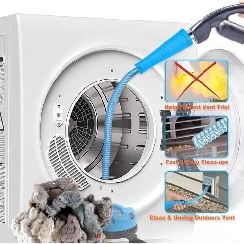 Dryer Vent Cleaner Kit Dryer Vent Vacuum Attachment Lint Remover Power Washer and Dryer Vent Vacuum Hose