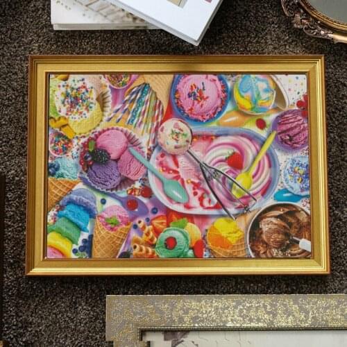 Dessert Ice Cream Sewing kit Needlework Cross stitch Kits 14CT Unprinted Embroidery kits Arts Cross-Stitching,DIY Handmade Decor