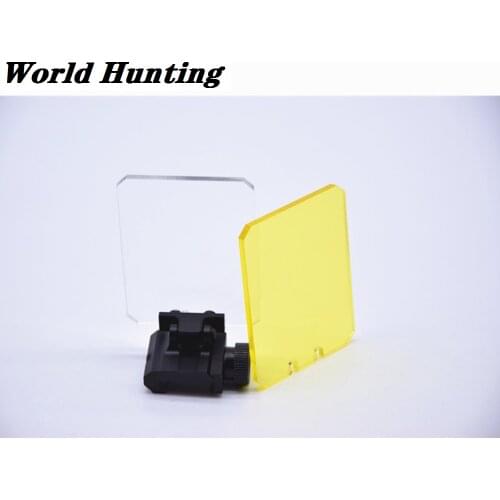 Ourdoor Hunting Airsoft Riflescopes lens protector Airsoft Red Dot Sight Scope Riflescope Transparent Bullet Proof Lens Cover