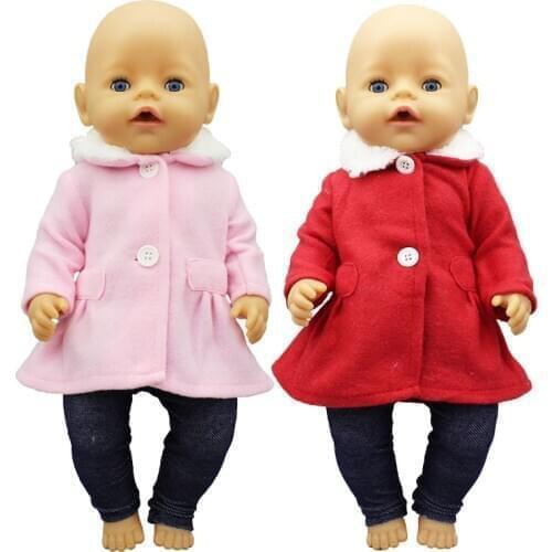2020 New Warm suit Doll Clothes Fit For 43cm baby Doll clothes reborn Doll Accessories