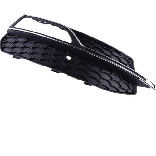 Front Right Bumper Lower Fog Light Lamp Grill Grille Cover 8V3807682 8V3807682G Fit for Audi A3 S3 S-Line 2013 2014 2015 2016