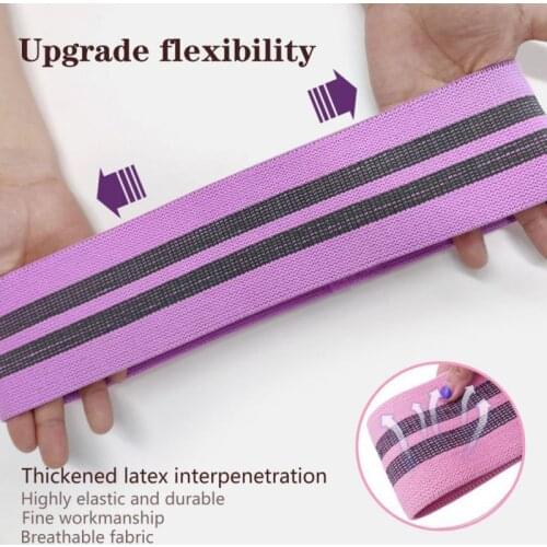 Hip Circle Deep Squat Hip Ring Band Fitness Rubber Buttocks Elastic Band Female Resistance Circle Mens Yoga Sports Tension Belt