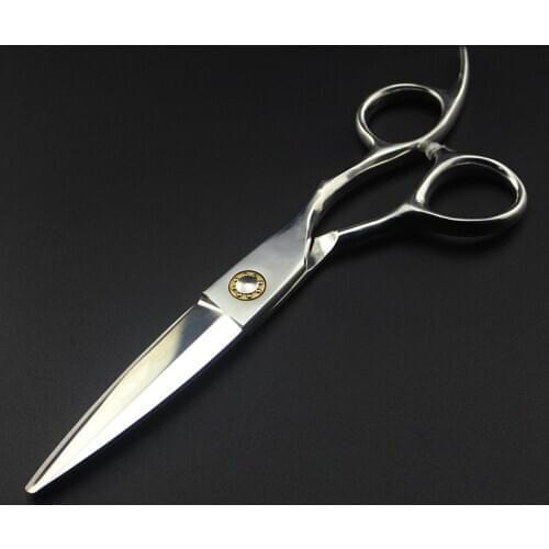 Professional Japan 440c steel 6 '' Willow cut hair scissors makeup haircut thinning barber cutting shears hairdresser scissors