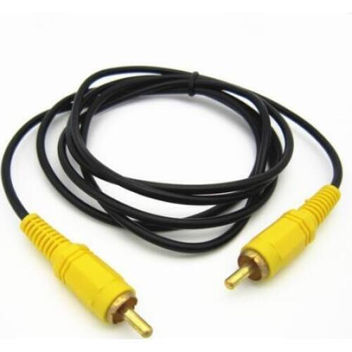 RCA Male Plug to RCA Male Video Cable Coaxial Audio Line Adapter Cord Subwoofer lines 1.5m