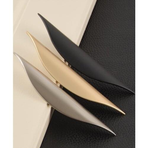 Cabinet Door Drawer Handle, Modern Minimalist Cabinet Door Pull, Shoe Cabinet Knob Dark Handrail, Nordic American Black Handle