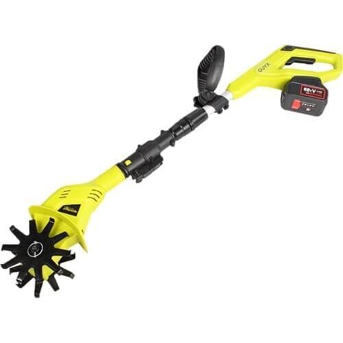 Handheld lawn mower electric lawn mower soil scarifier lithium battery tillage machine small weeder rotary tiller