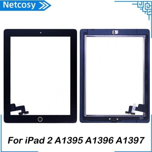 Touch Panel For iPad 2 A1395 A1396 A1397 Touch Screen Digitizer Sensor Glass Panel Replacement