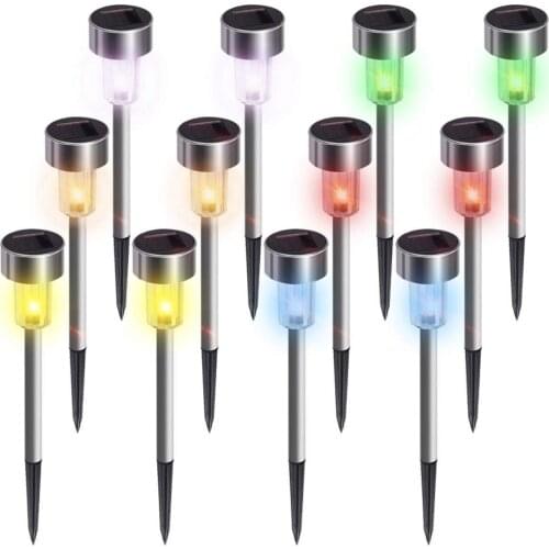 Solar Light Garden LED Outdoor Powered Lamp Multiple Color For Patio Yard Path Holiday Decoration Lighting Solar Led Lights