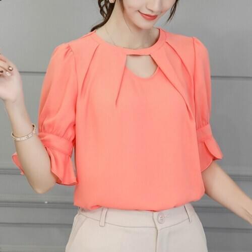 TAMBU Light Blue Blouses