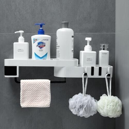 Corner Shower Shelf Bathroom Shampoo Shelf Holder Storage Rack Toilet Soap Mounted Accesorios Bano Bathroom Products BE50BS