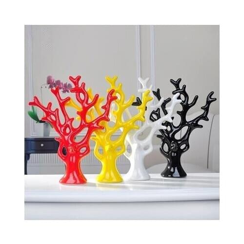 FORTUNE TREE MODEL ORNAMENTS, MODERN CERAMIC CRAFTS, CREATIVE HOME DECORATIONS, ARTWORK