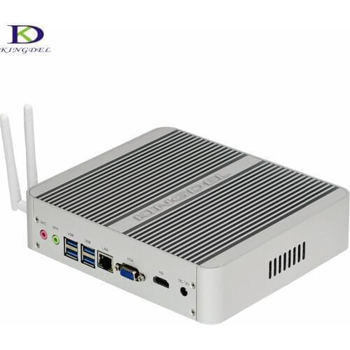 Windows 10 Mini PC Intel 7th Core i5 7200U 16/512 Dual Core Fanless Computer Metal Case TV Box 4K HD Display HTPC