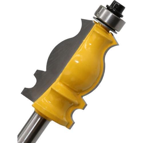 1PC 8mm Shank Architectural Cemented Carbide Molding Bit Trimming Wood Milling Cutter for Woodwork Cutter Power Tools Cutter