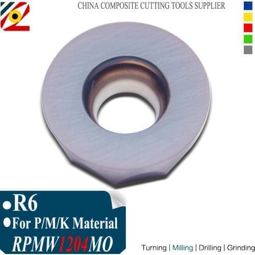 10pcs/lot R6 RPMW1204MO RPMW1204 MO EP5250 Milling Carbide Inserts Tools for Face Mill Cutter EMR Series Tools CNC Machine