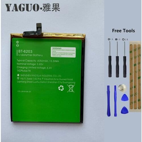 100% Original High Quality Battery 4050mAh For LEAGOO S10 S 10 BT-6203 BT6203 BT 6203 Batterie Batteria + Free Tools