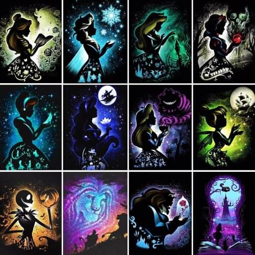 Diamond Painting 5D DIY Mosaic Rhinestone Embroidery Disney "Cinderella Princess Series"Mosaic Home Decoration Gift