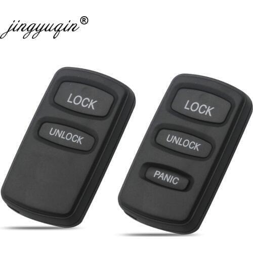 Jingyuqin 10pcs/lot 2/3 Button Remote Control Key Shell Case For Mitsubishi Lancer Outlander Pajero V73 Galant Fob Key Cover