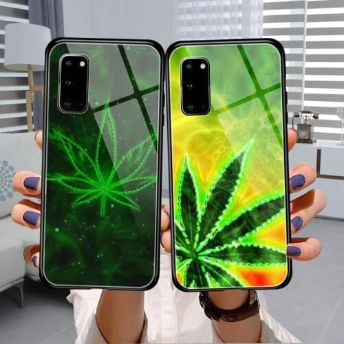 Leopard pattern Phone Case Tempered Glass For Samsung S7 S8 S9 S10E S20 21 30 Plus ultra Note 8 9 10 Plus A7 2018