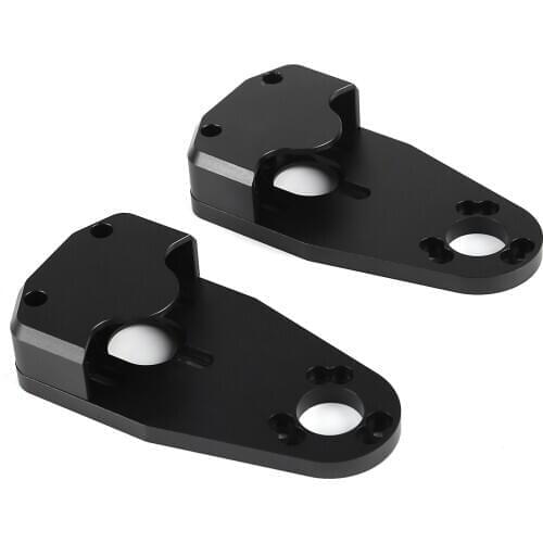 Aluminum Alloy CNC Belt Motor Bracket Motor Dustproof Cover Kit Sports Toy Electric Skateboard Accessories - Black
