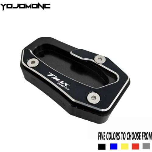 For YAMAHA Tmax TechMax TMAX560 T MAX 560 2019 2020 CNC Kickstand Foot Side Stand Extension Pad Support Plate Enlarge