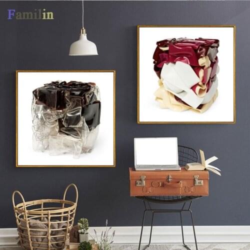 European Retro Fashion Abstract Style Posters and Prints Canvas Painting Art Wall Picture for Living Room Abstract Home Décor 01