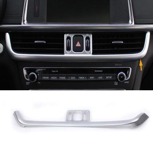 Chromed ABS Plastic Console Air Condition Vent Outlet Trim For Kia Optima K5 2016