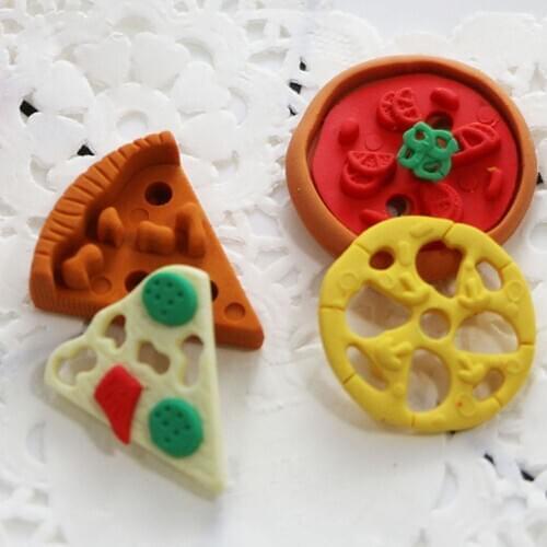 3pcs Cake Shaped Eraser Creative Kawaii Rubber Stationery for Kids Recorrect Learning Tools Festival Gifts School Supplies