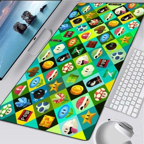 Non-skid Cute Mario Mouse Pads Pad to Mouse Notbook Computer Mousepad Gaming Mousepad Game Keyboard Mouse pad holiday gift