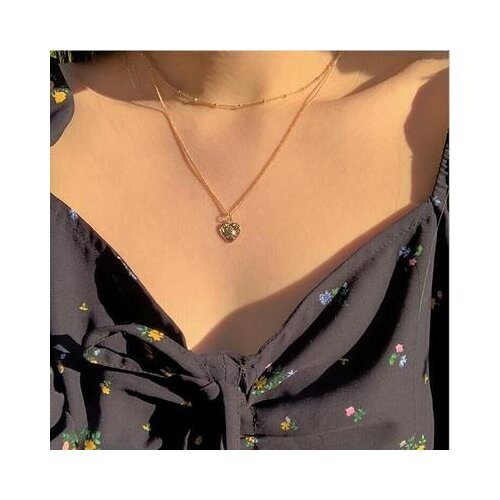 New Arrival 2021 Fashion Sweet Girls Elegant Heart Angel Necklace For Women Students Party Choker Jewelry Gifts