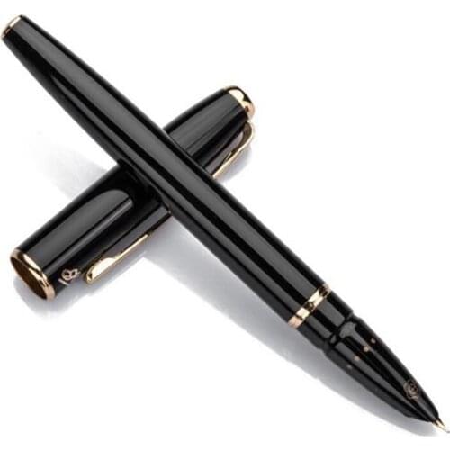 Hero Fountain Pen Metal Nostalgic Black Pen Authentic Iraurita Extra Fine 0.38mm Financial Office & School Gift Ink Pen
