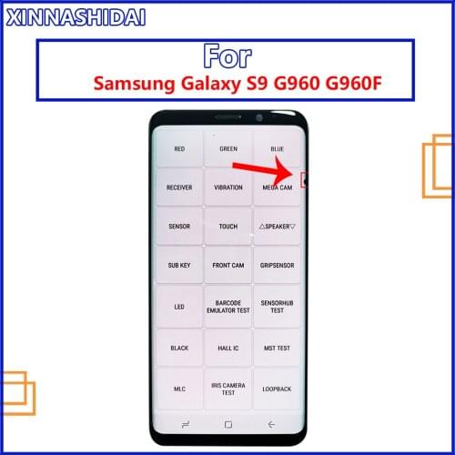 Original LCD S9 For Samsung Galaxy S9 Display Touch Screen Digitizer For samsung S9 LCD G960 G960F With Defect