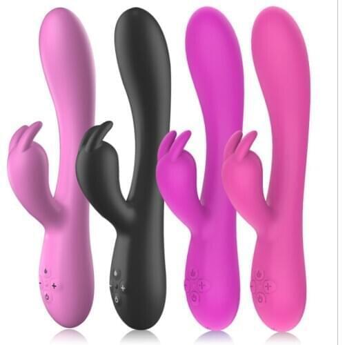 Heating Rabbit Vibrator Dual Motors Dildo Sex Toys for Women Clitoris Vagina Stimulation G-Spot Nipple Massager 16 Speeds Rechar