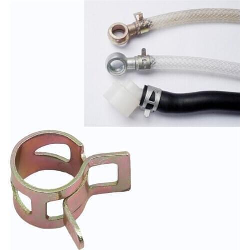 Spring Fuel Oil Water Hose Clip For Clamp Metal Fastener Spring Clips Fuel Clamp Hoops Multifunction Durable Fixed Hoops