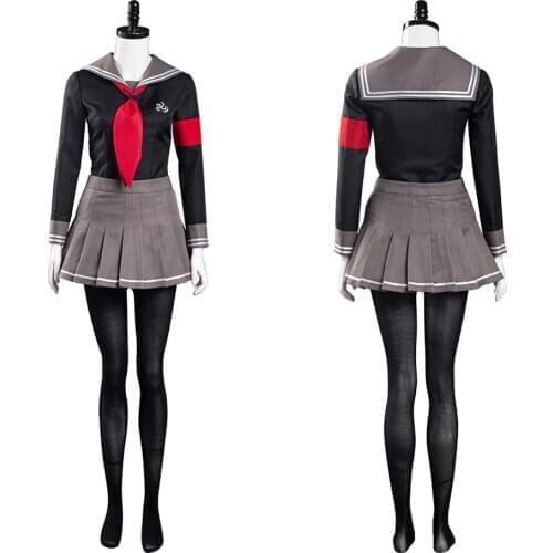 Super DanganRonpa Peko Pekoyama Cosplay Costume Dress Uniform Suit Halloween Carnival Costumes