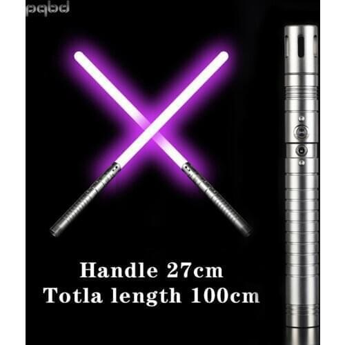 Pqbd Lightsaber Color Changing Sound Effect Metal Handle cosplay lightsaber sword for children gift