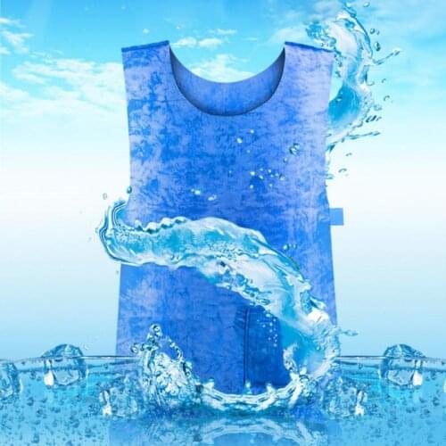 Waterproof Fabric High Temperature Protective Ice Vest Outdoor Sports Work Hiking Vests Summer Cold Anti-heat Cooling Vest PVA