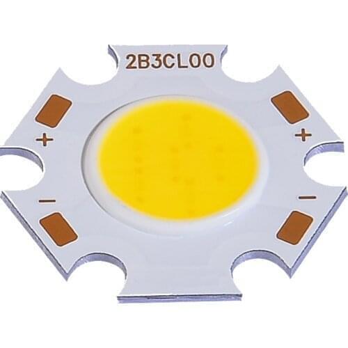 10pcs 10W COB LED chip 130LM/W 2011mm Ra80 3W 5W 7W 3000K 4000K led beads for Spotlight led Bulb downlight GU10 light