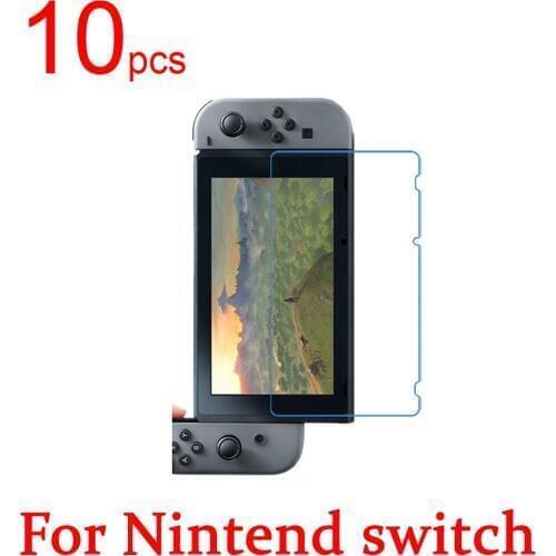 10pcs Ultra Clear glossy/Matte/Nano anti-Explosion LCD Screen Protector Cover For nintend switch 6.2" Protective Film + cloth