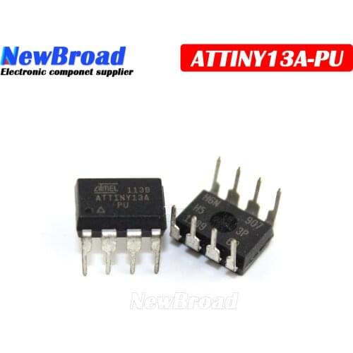 5pcs ATTINY13A-PU DIP-8 ATTINY13 ATTINY13-PU DIP8 ATTINY13A ATTINY13 13A-PU ATTINY13V-10PU