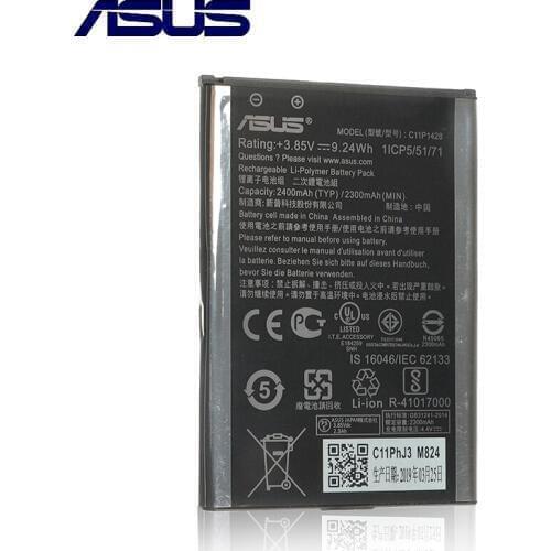 ASUS 100% Original C11P1428 2400mAh For ASUS ZenFone2 Laser 5" ZE500KL ZE500KG Z00ED NEW High quality battery High Capacity