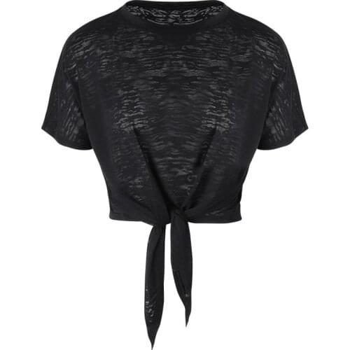 Quick-drying Short-sleeved T-shirt Womens Sports Blouse Loose Fitness Top Plus Size